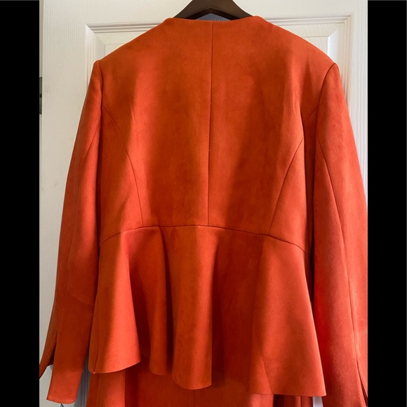 Moshita Couture 2pc Orange skirt set - Picture 11 of 11